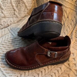 Naot Brown Leather Ankle Boots